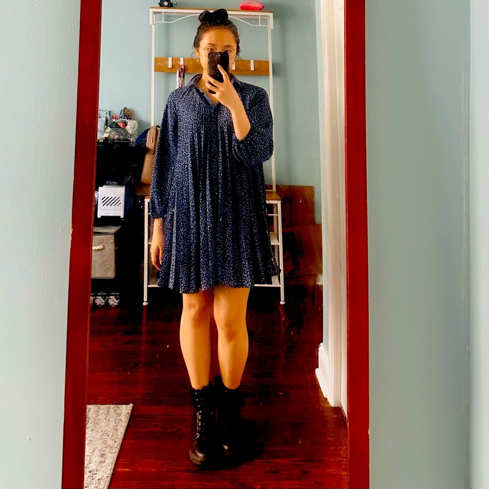 Zara Button-Up Babydoll Dress (Size 11-12 Kid but also fits XS-S)